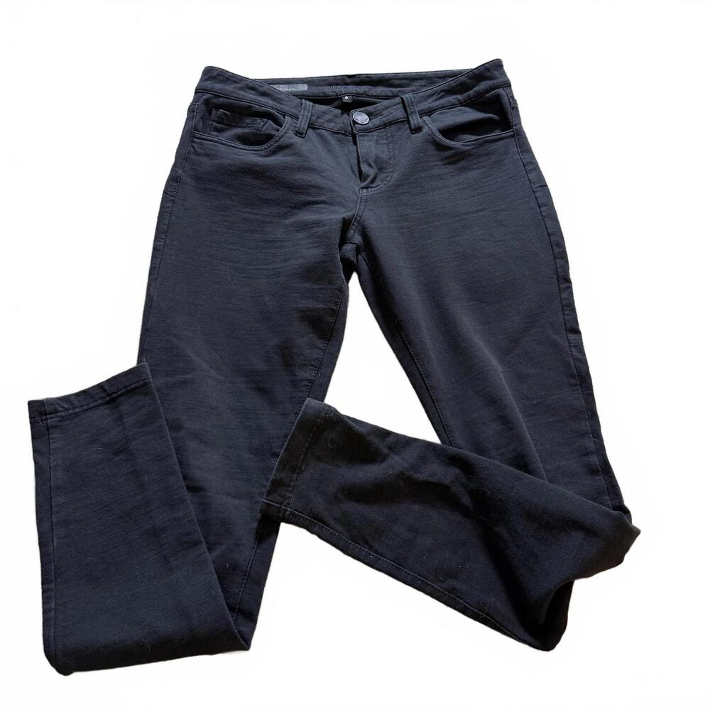KUT‎ from the Kloth Jennifer Ultra Skinny Black Wms SZ 6 Black Jeans Goth Grunge